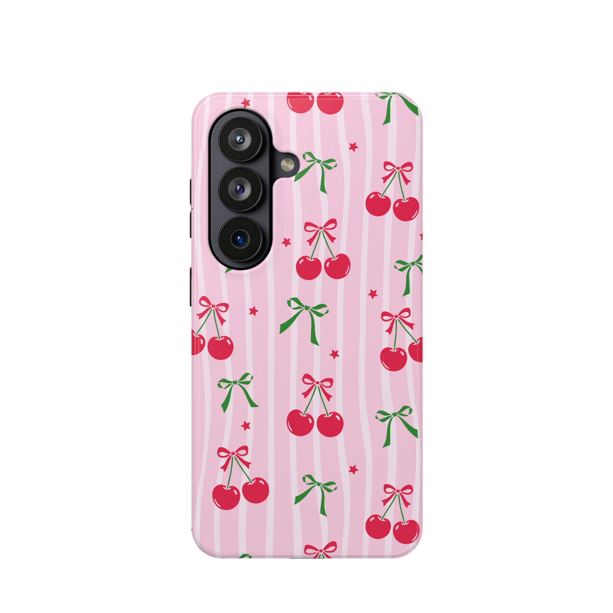 Cherry Bow MagSafe case for Samsung Galaxy S26, glossy finish