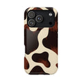 Chocolate Cow protective phone case for iPhone 18 Pro, glossy finish