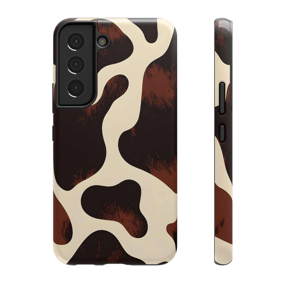 Chocolate Cow protective phone case for Samsung Galaxy S22, glossy finish