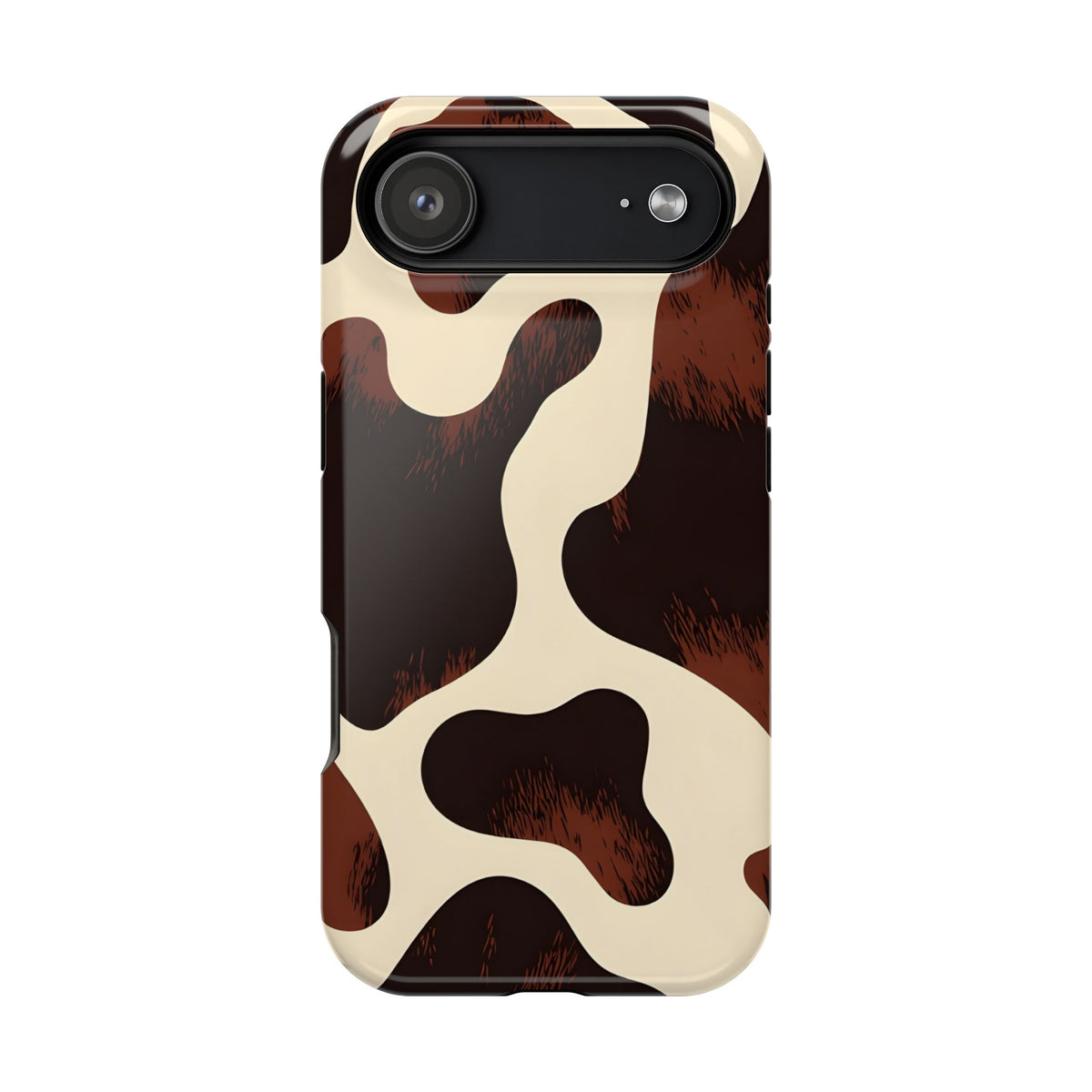 Chocolate Cow protective phone case for iPhone 17 Air, glossy finish