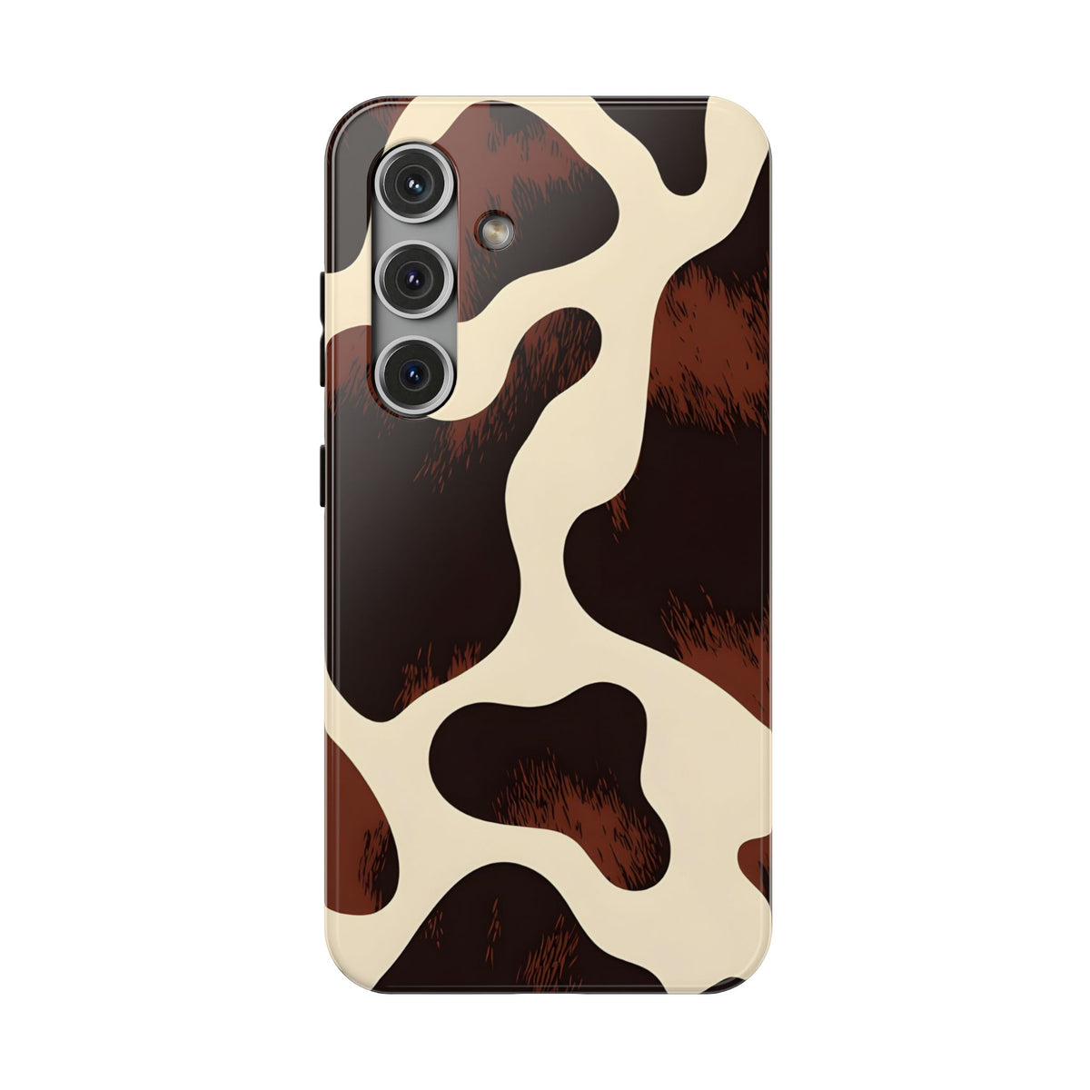 Chocolate Cow protective phone case for Samsung Galaxy S24, glossy finish