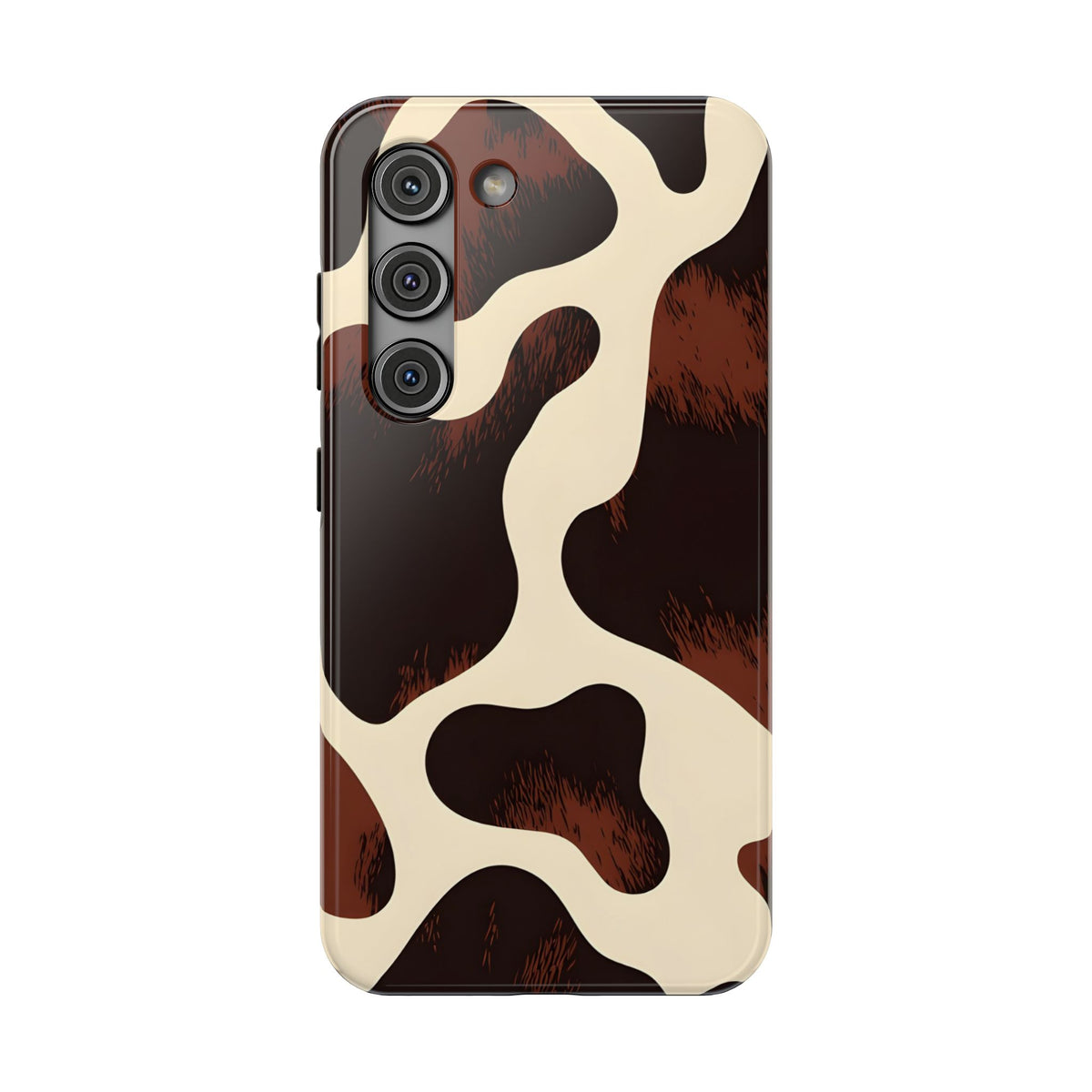 Chocolate Cow protective phone case for Samsung Galaxy S23, glossy finish
