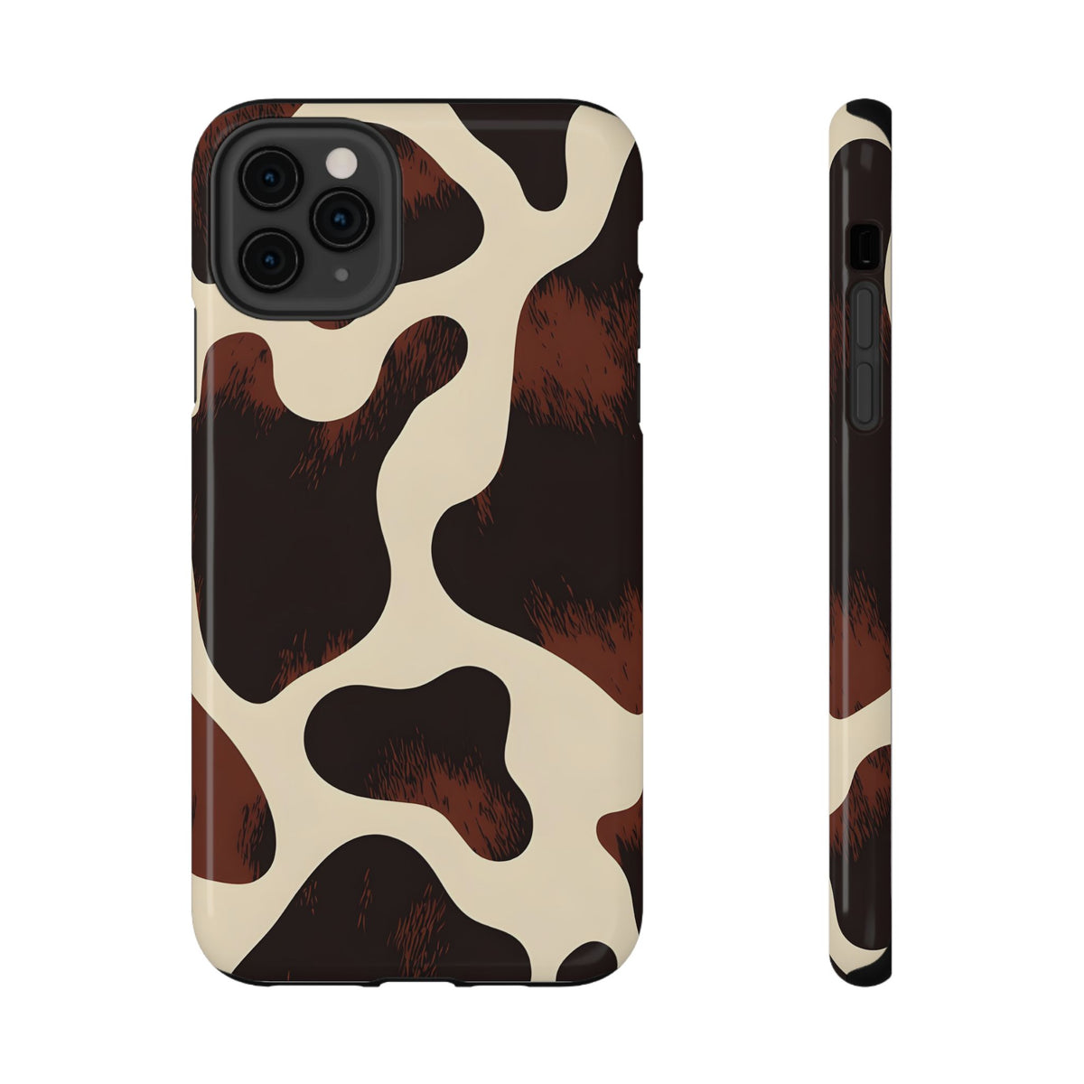 Chocolate Cow protective phone case for iPhone 11 Pro Max, glossy finish