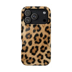 Classic Leopard protective phone case for iPhone 18 Pro, glossy finish