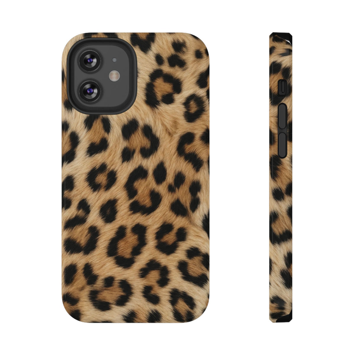 Classic Leopard protective phone case for iPhone 12 Mini, glossy finish
