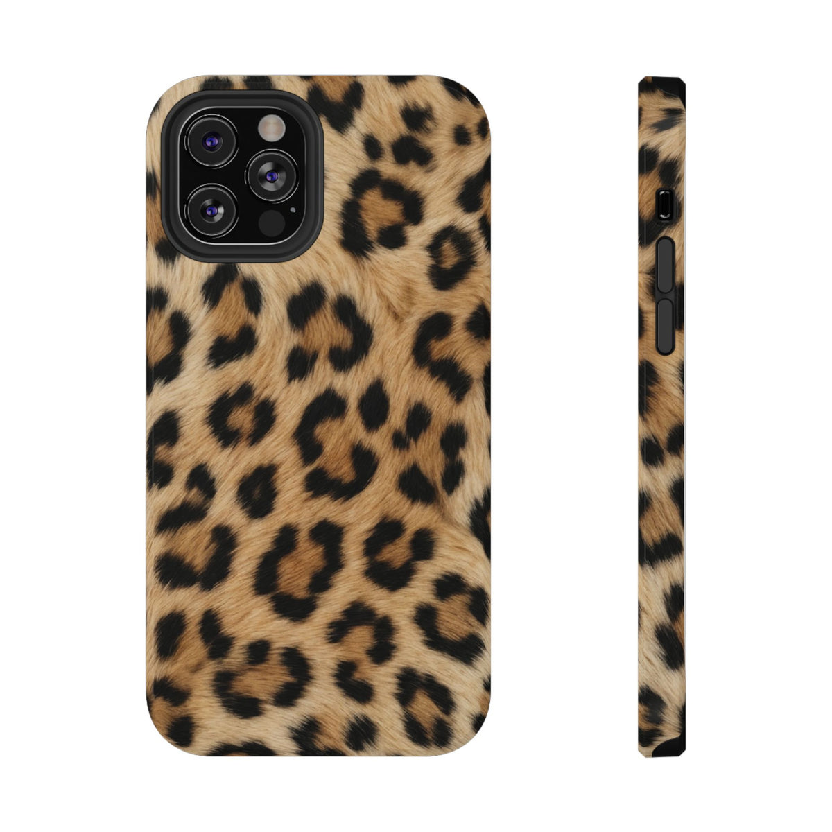 Classic Leopard protective phone case for iPhone 12 Pro, glossy finish