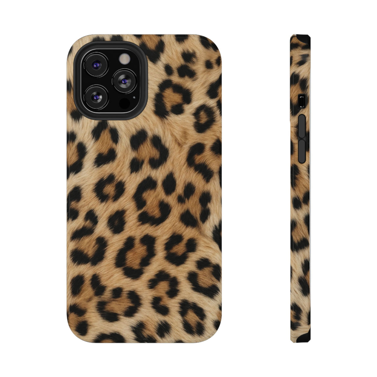Classic Leopard protective phone case for iPhone 12 Pro Max, glossy finish