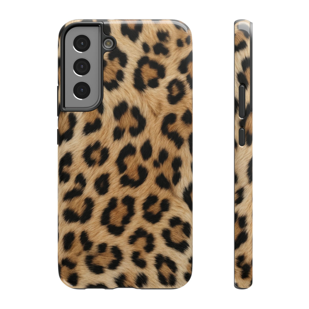 Classic Leopard protective phone case for Samsung Galaxy S22 Plus, glossy finish