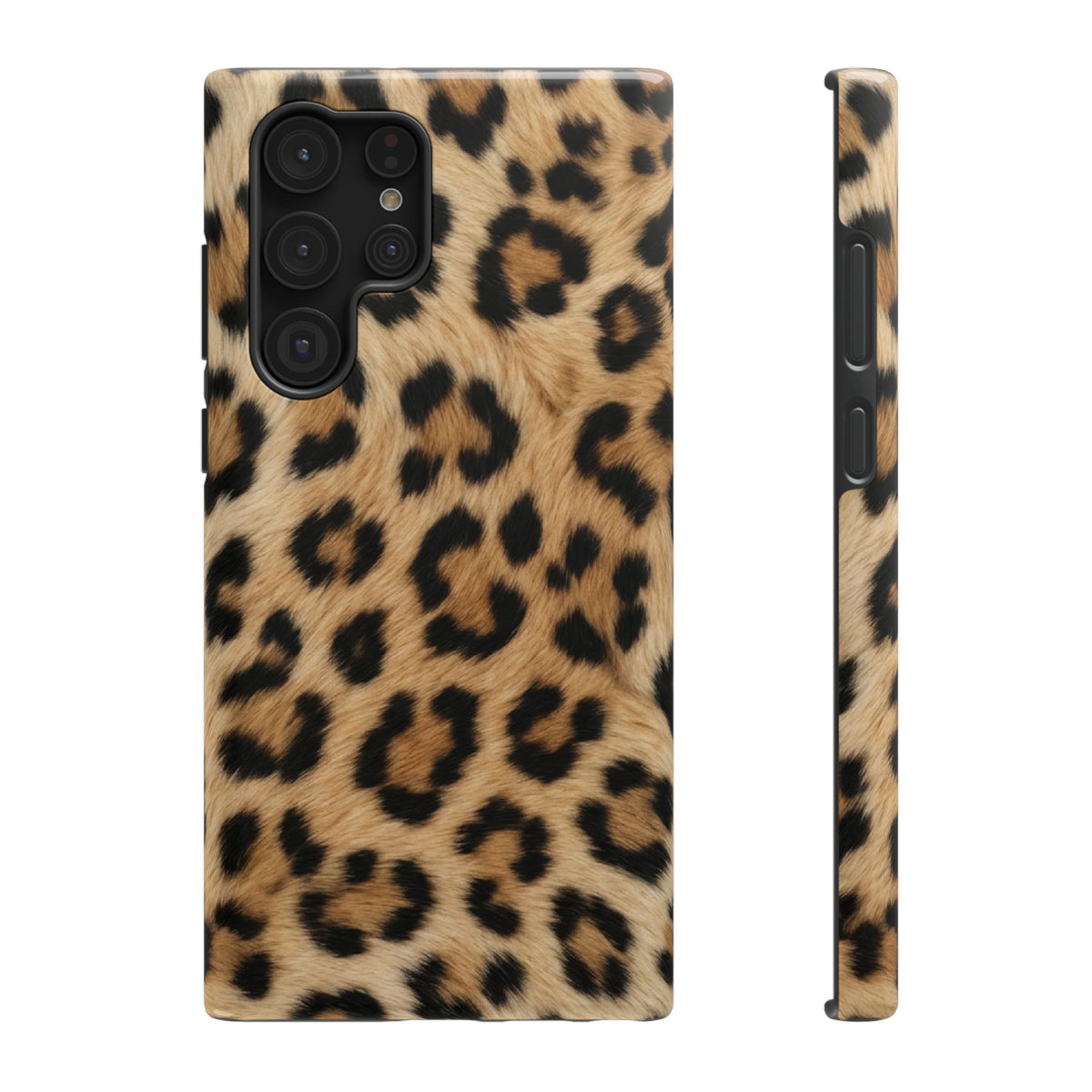 Classic Leopard protective phone case for Samsung Galaxy S22 Ultra, glossy finish