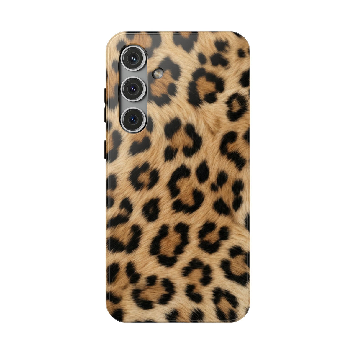 Classic Leopard protective phone case for Samsung Galaxy S24 Plus, glossy finish