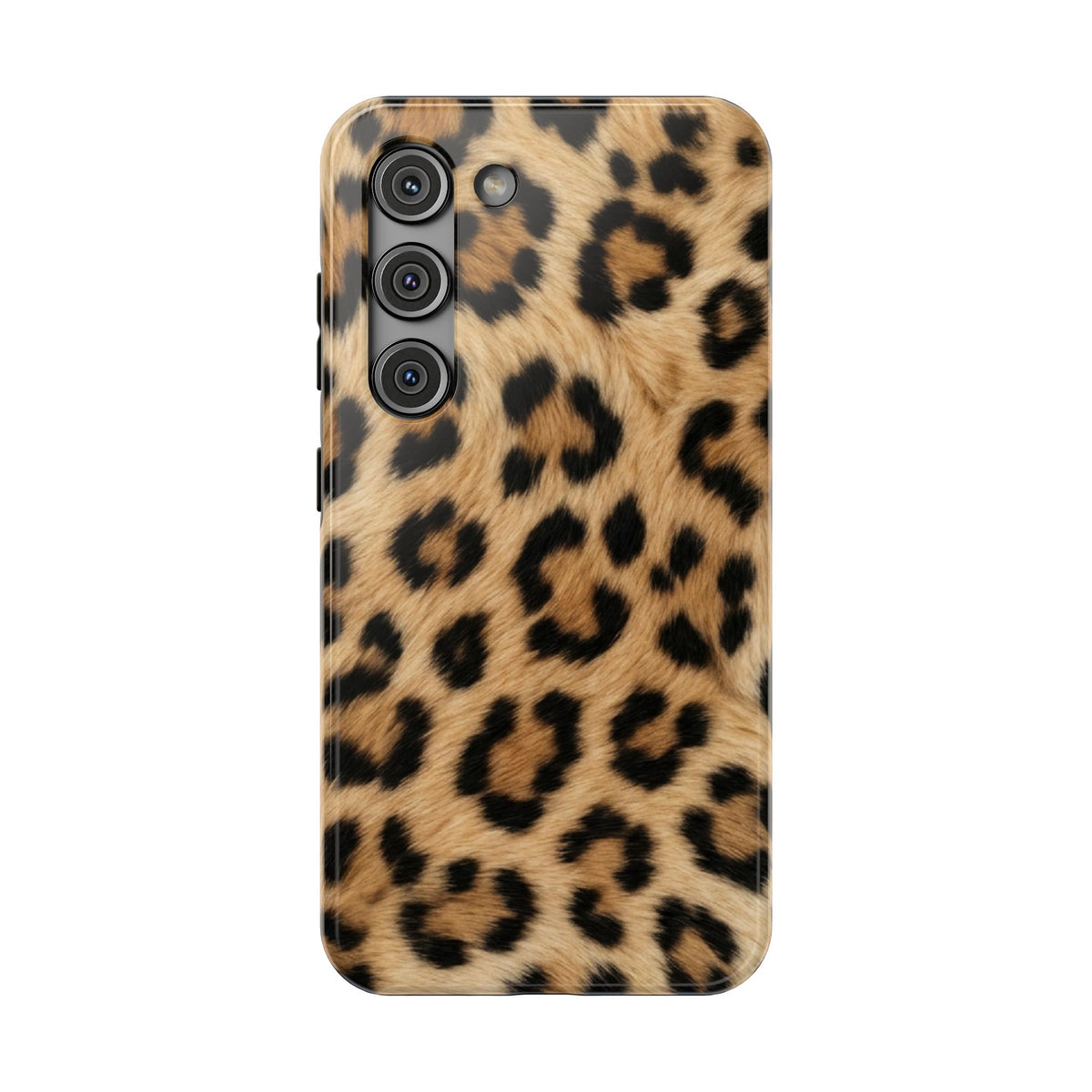 Classic Leopard protective phone case for Samsung Galaxy S23, glossy finish