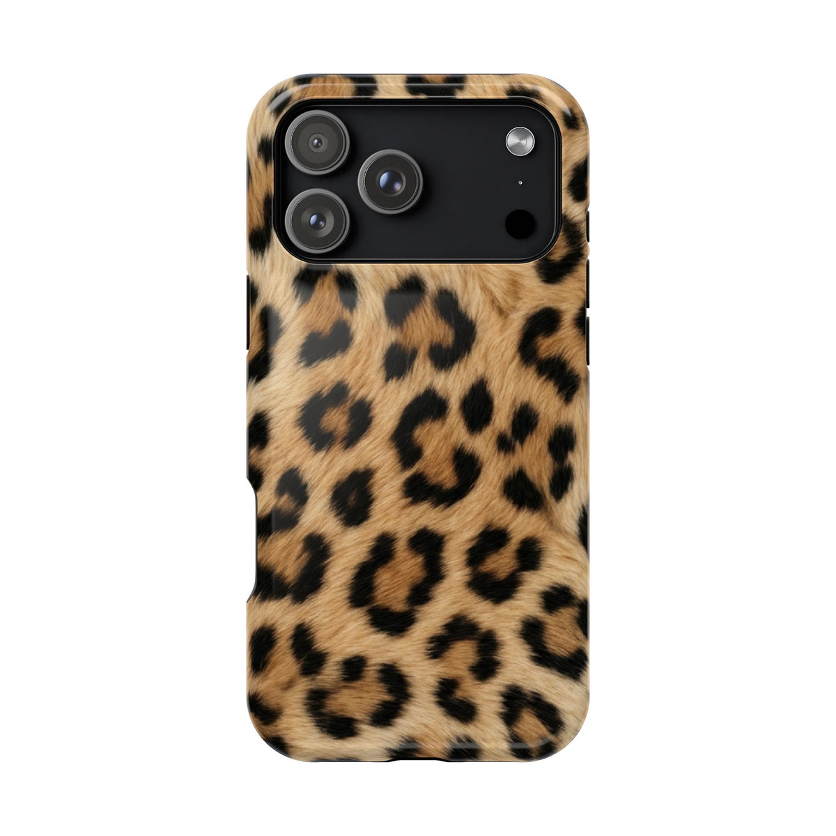 Classic Leopard protective phone case for iPhone 18 Pro Max, glossy finish
