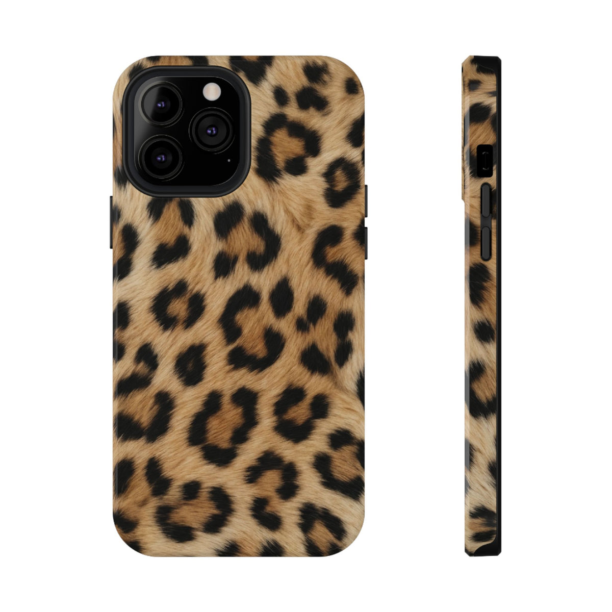 Classic Leopard protective phone case for iPhone 13 Pro Max, glossy finish
