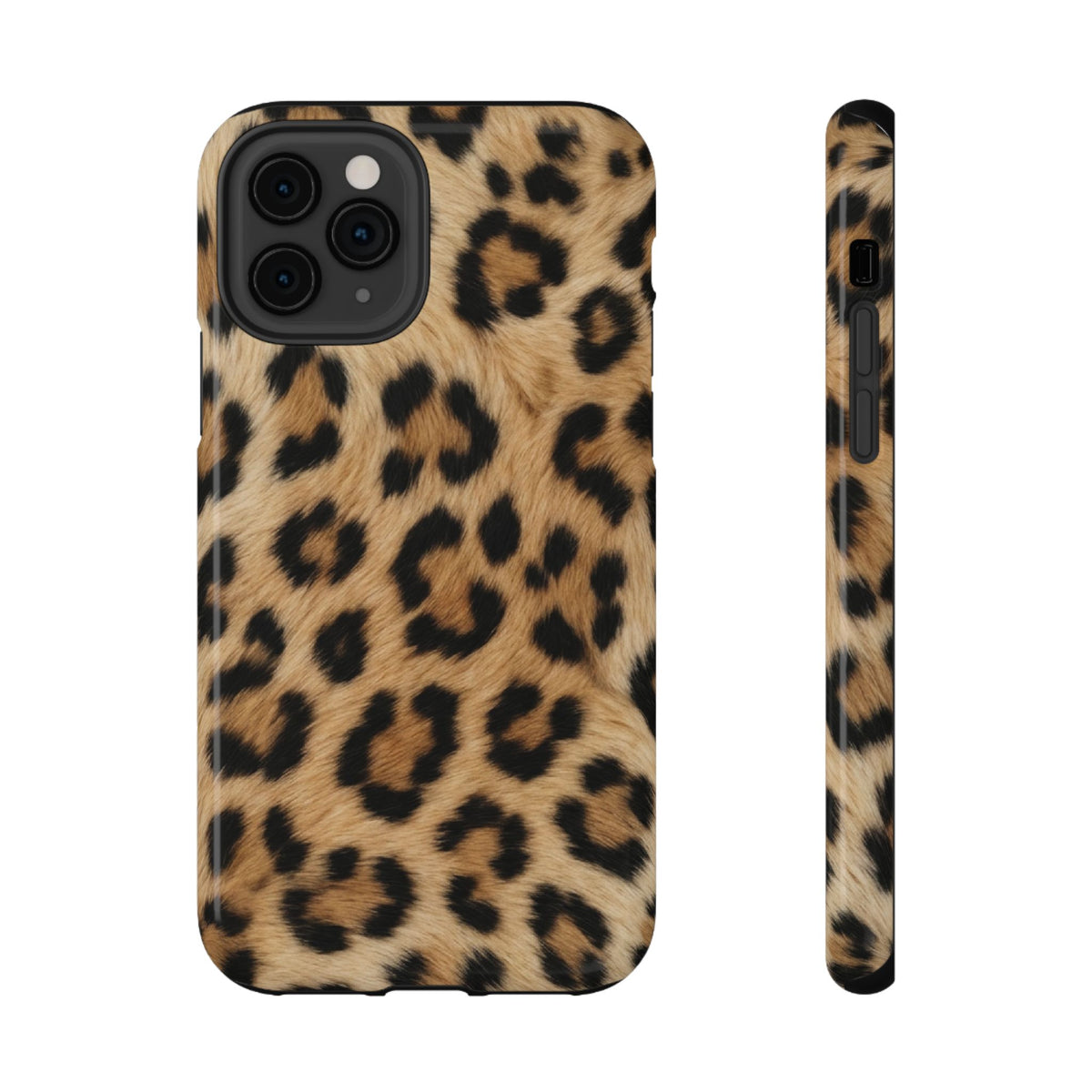 Classic Leopard protective phone case for iPhone 11 Pro, glossy finish