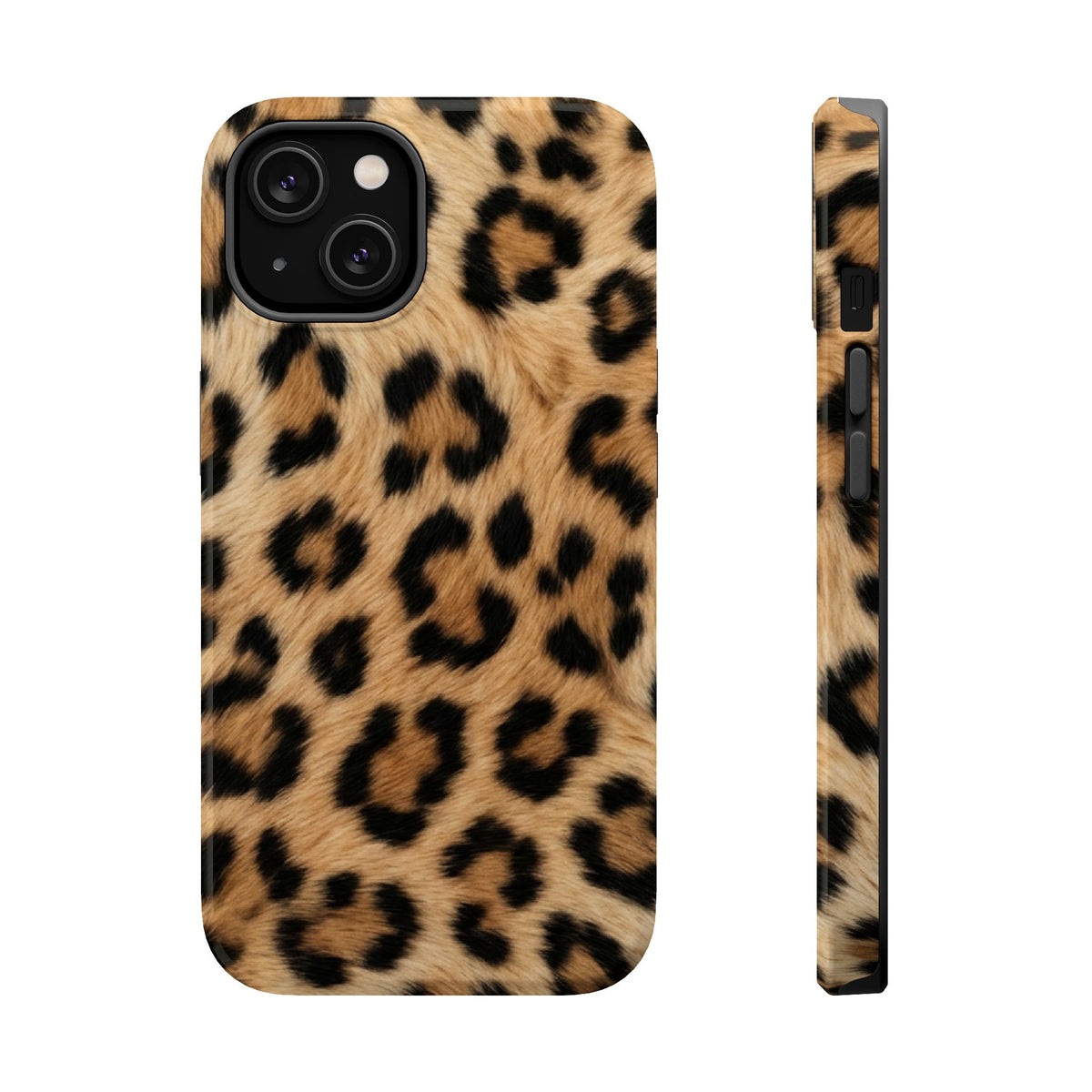 Classic Leopard MagSafe case for iPhone 14, glossy finish