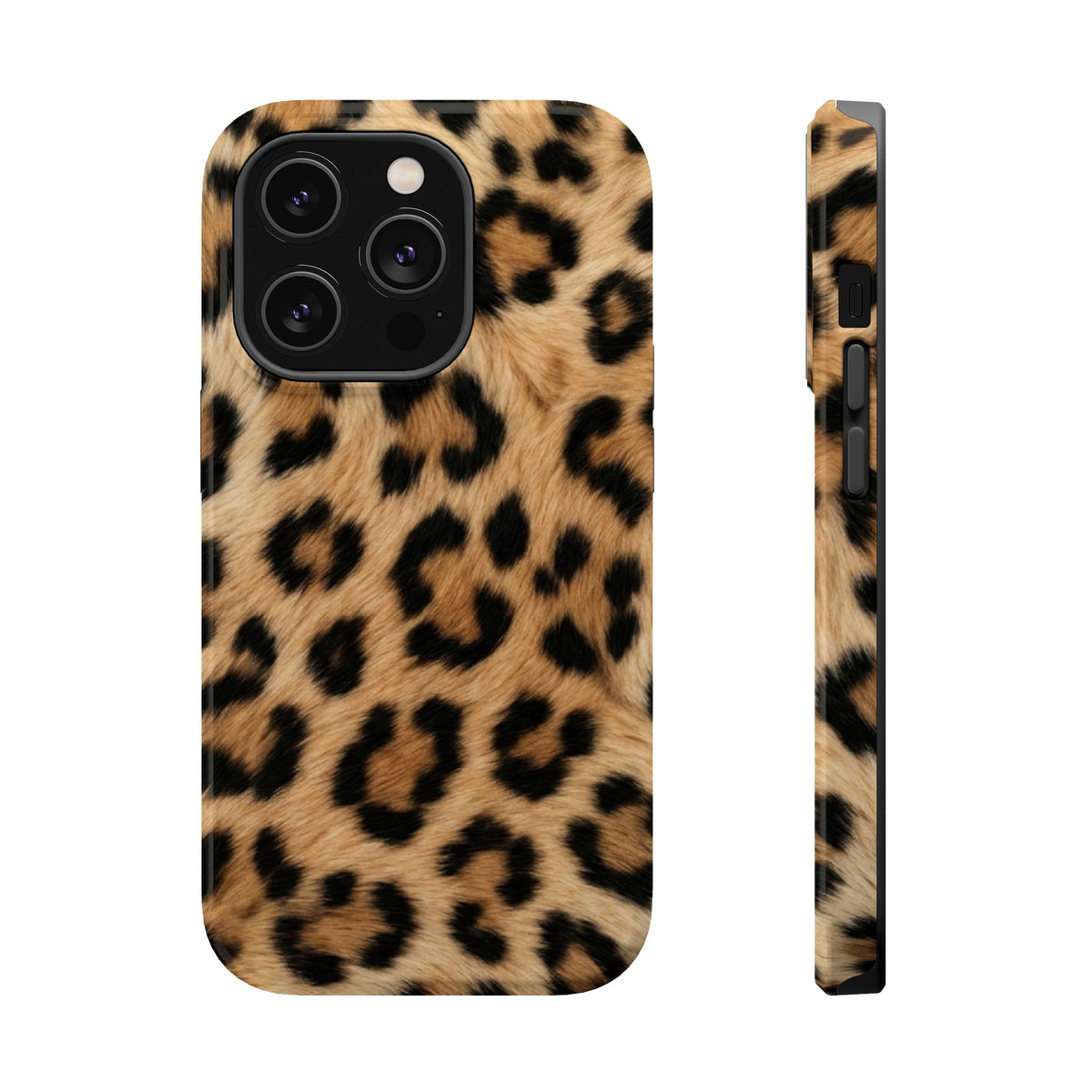 Classic Leopard MagSafe case for iPhone 14 Pro, glossy finish