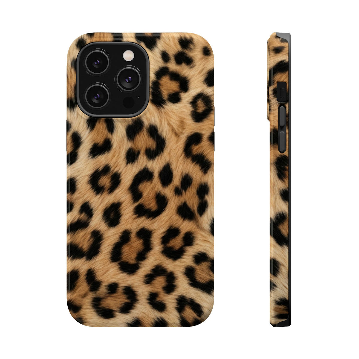 Classic Leopard MagSafe case for iPhone 14 Pro Max, glossy finish