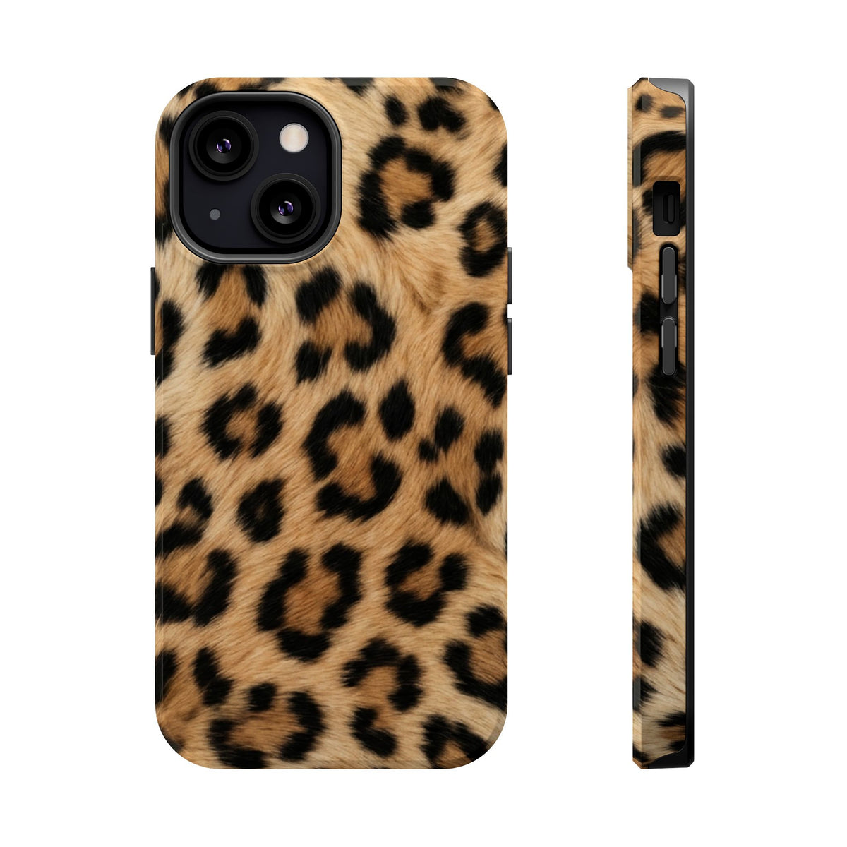 Classic Leopard MagSafe case for iPhone 13 Mini, glossy finish