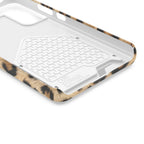 Classic Leopard phone case with card holder, close-up of the inside