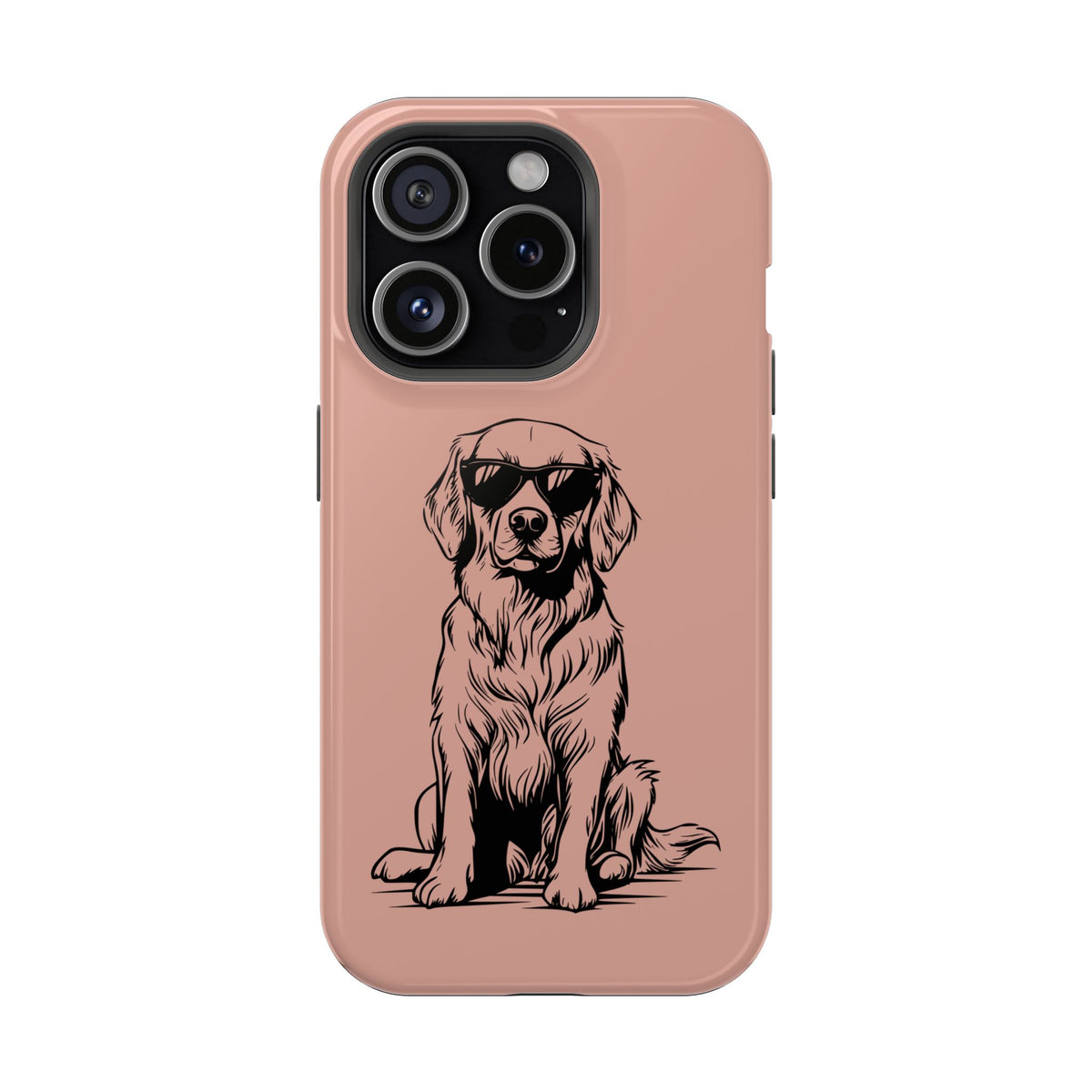 Cool Pup protective phone case for iPhone 15 Pro, glossy finish