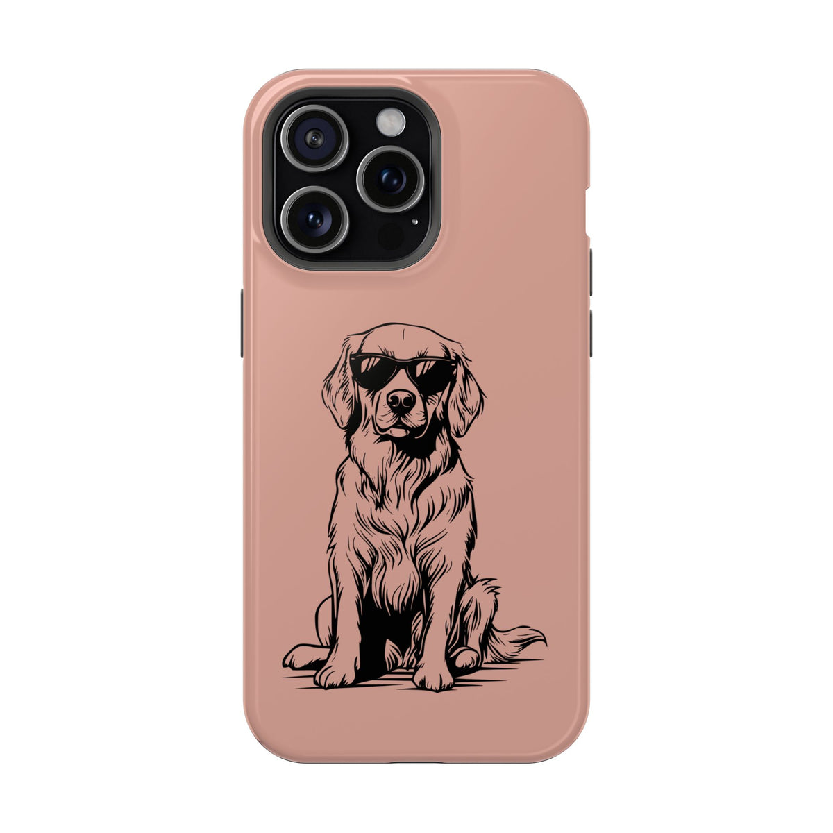 Cool Pup protective phone case for iPhone 15 Pro Max, glossy finish