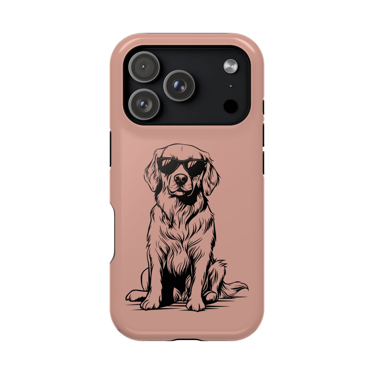 Cool Pup protective phone case for iPhone 17 Pro, glossy finish