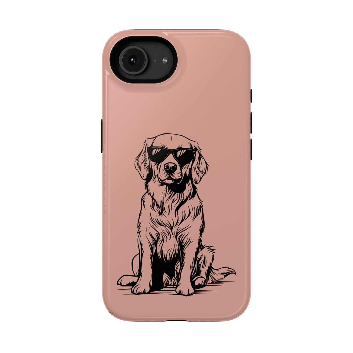 Cool Pup protective phone case for iPhone 16e, glossy finish