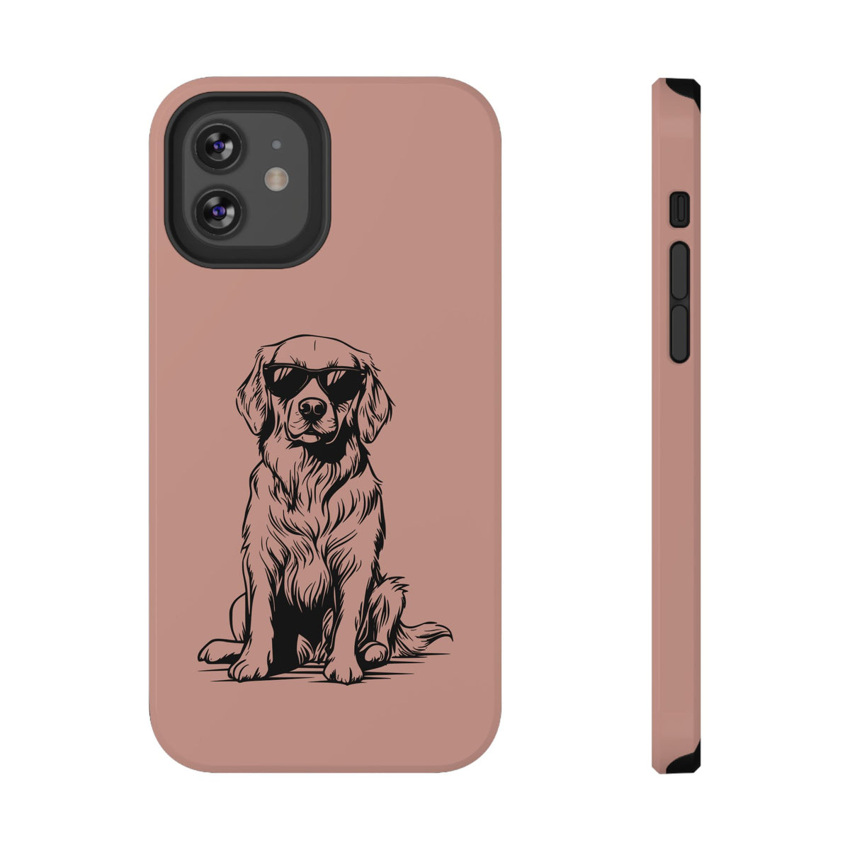 Cool Pup protective phone case for iPhone 12, glossy finish
