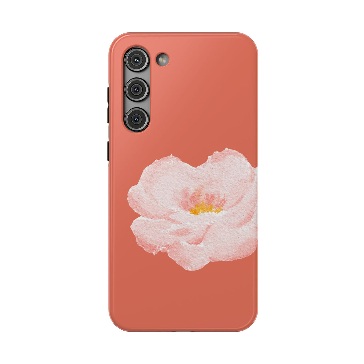 Coral Peony protective phone case for Samsung Galaxy S23 Plus, glossy finish