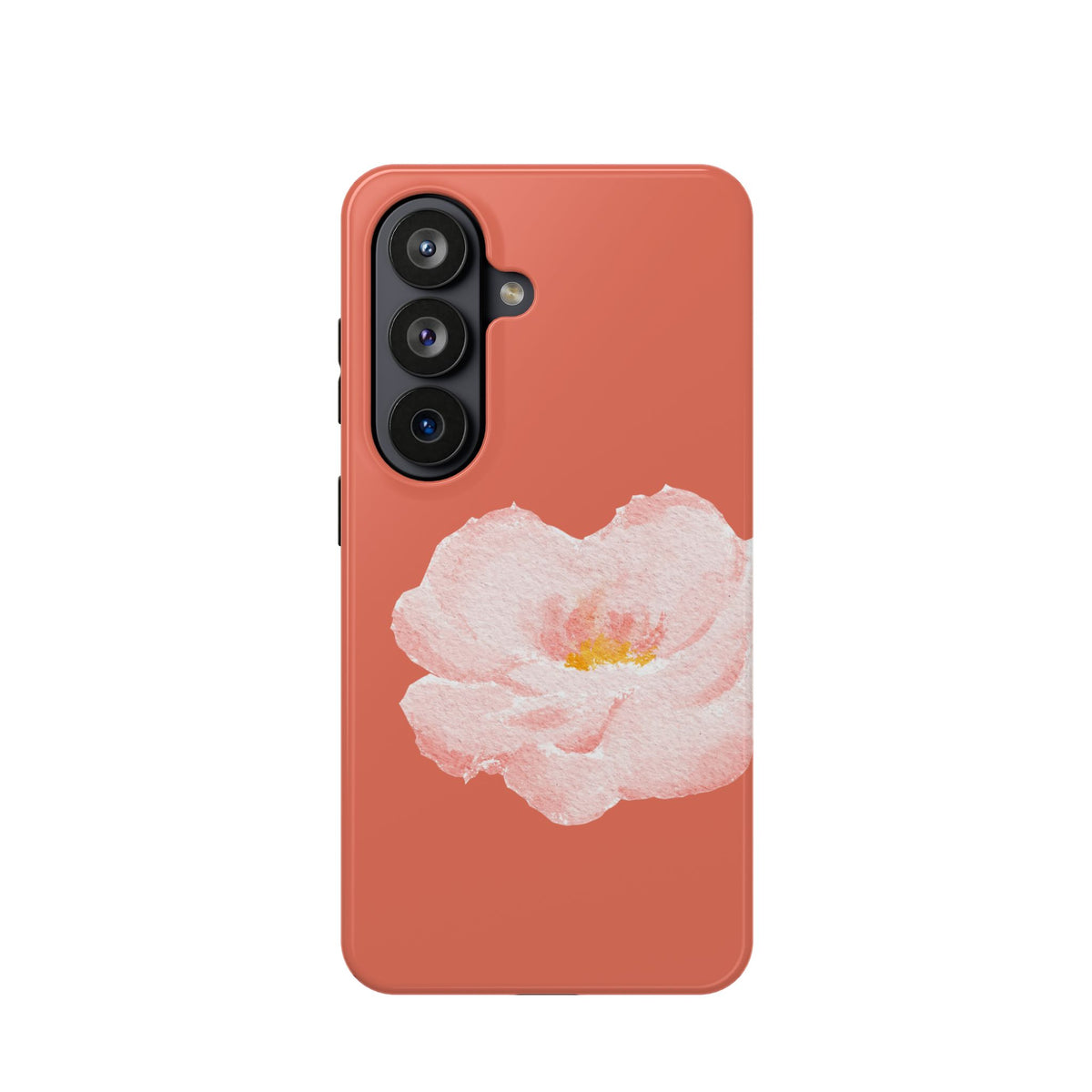 Coral Peony MagSafe case for Samsung Galaxy S26, glossy finish