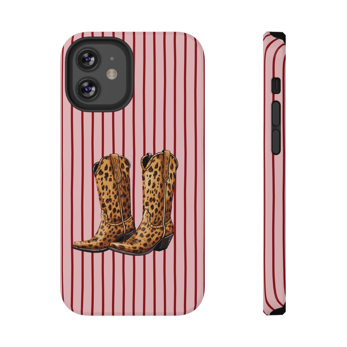 Cowgirl Boots protective phone case for iPhone 12 Mini, glossy finish