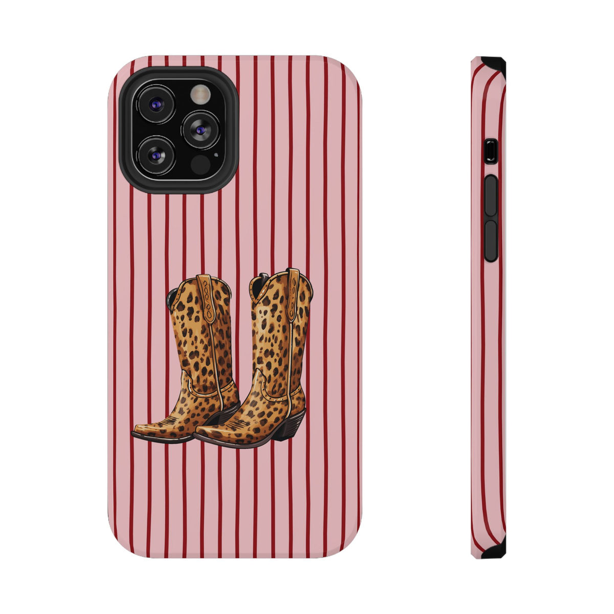 Cowgirl Boots protective phone case for iPhone 12 Pro, glossy finish