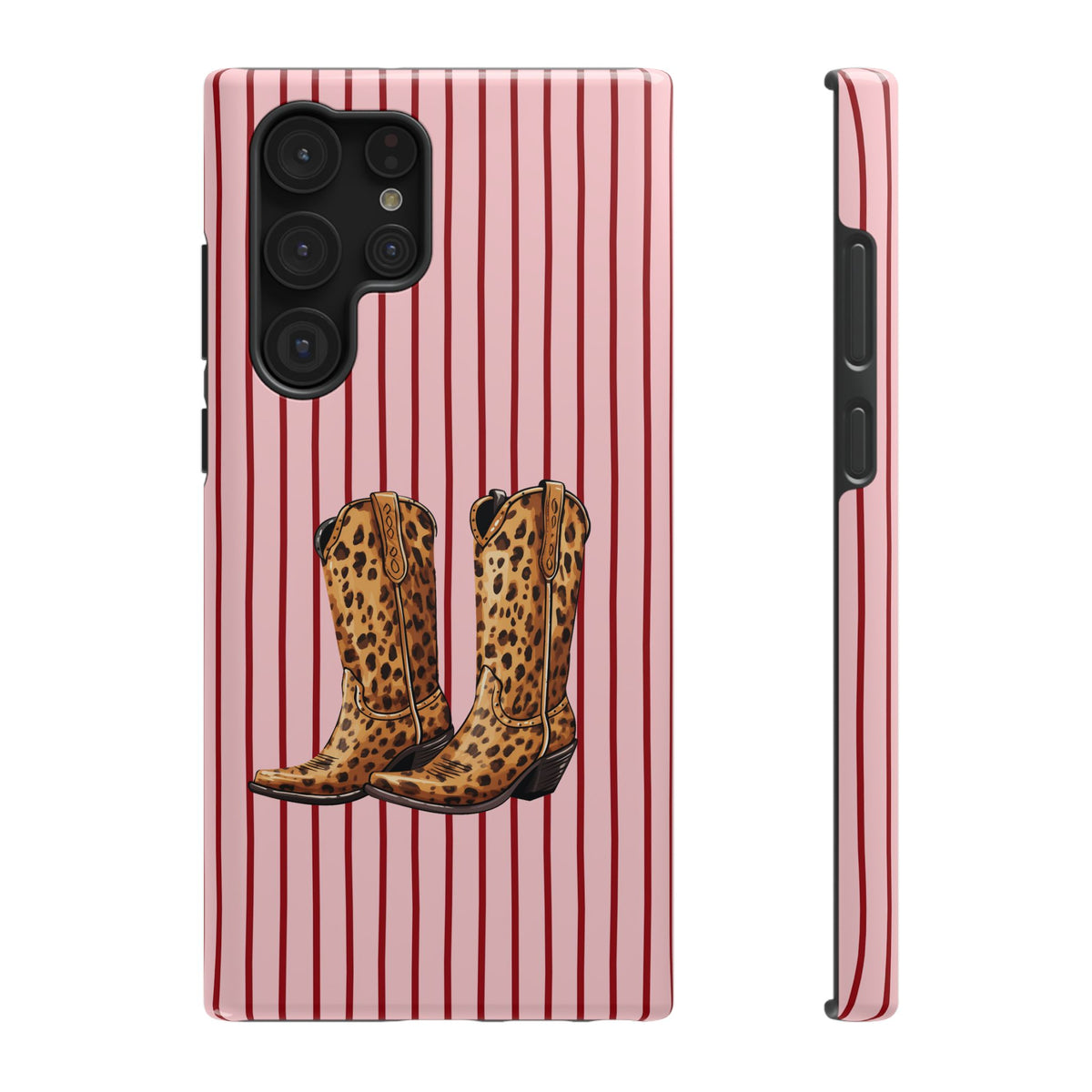 Cowgirl Boots protective phone case for Samsung Galaxy S22 Ultra, glossy finish
