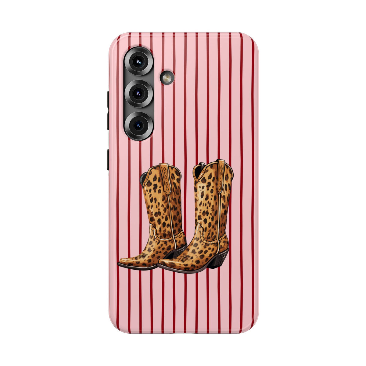 Cowgirl Boots protective phone case for Samsung Galaxy S25, glossy finish
