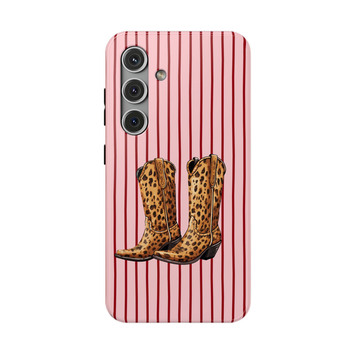 Cowgirl Boots protective phone case for Samsung Galaxy S24, glossy finish