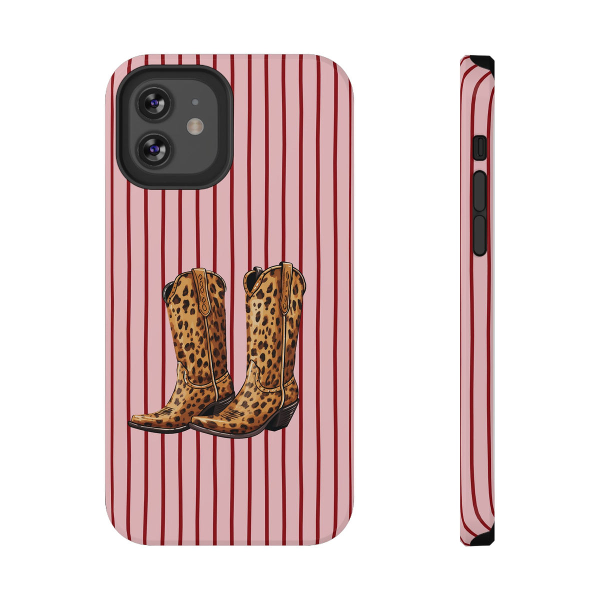 Cowgirl Boots protective phone case for iPhone 12, glossy finish