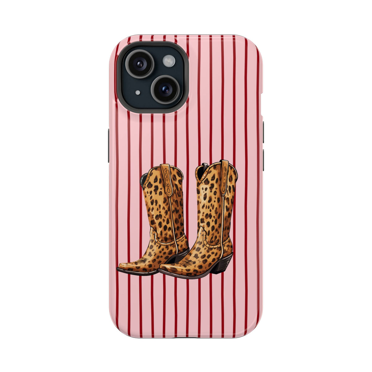 Cowgirl Boots MagSafe case for iPhone 15, glossy finish