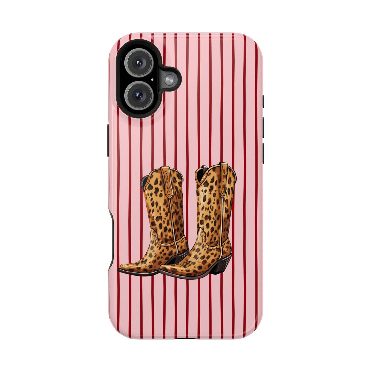 Cowgirl Boots MagSafe case for iPhone 16 Plus, glossy finish
