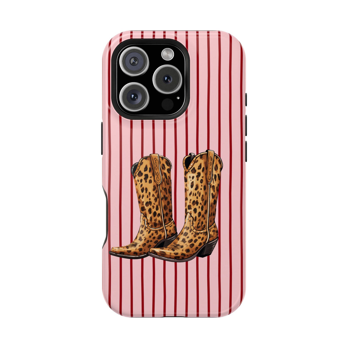 Cowgirl Boots MagSafe case for iPhone 16 Pro, glossy finish