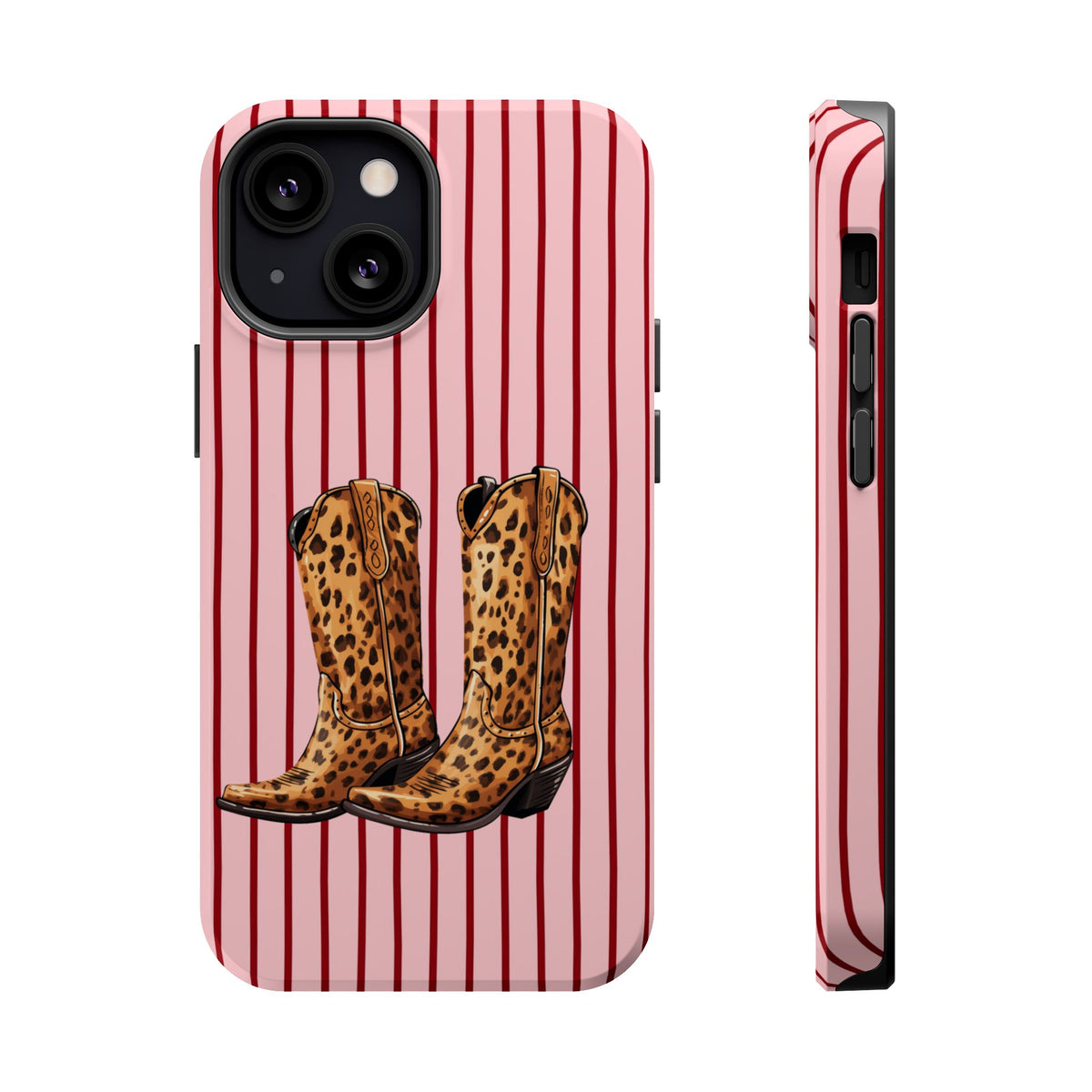 Cowgirl Boots MagSafe case for iPhone 13 Mini, glossy finish
