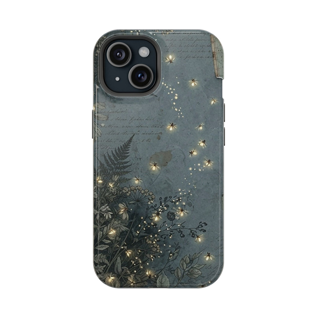 Enchanted Forest protective phone case for iPhone 15, glossy finish