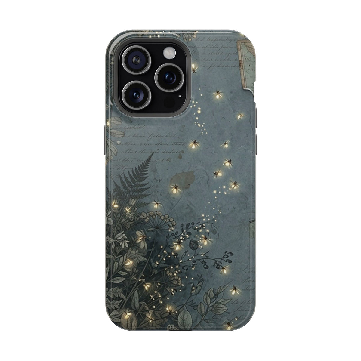 Enchanted Forest protective phone case for iPhone 15 Pro Max, glossy finish