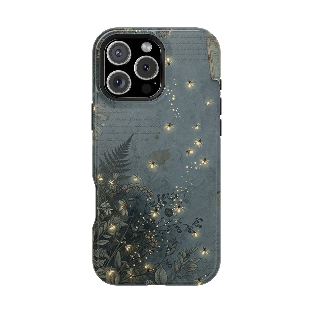 Enchanted Forest protective phone case for iPhone 16 Pro Max, glossy finish