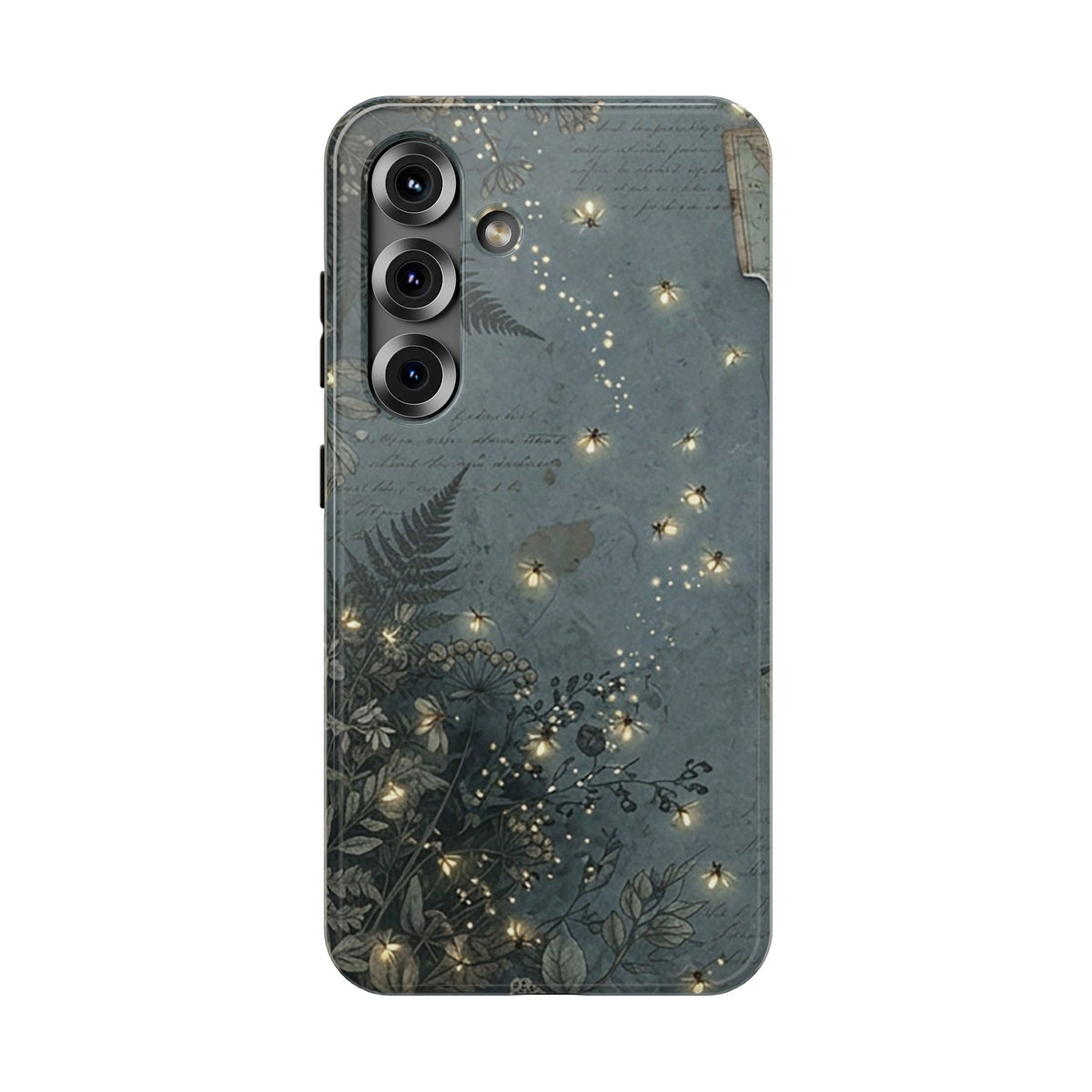 Enchanted Forest protective phone case for Samsung Galaxy S25, glossy finish