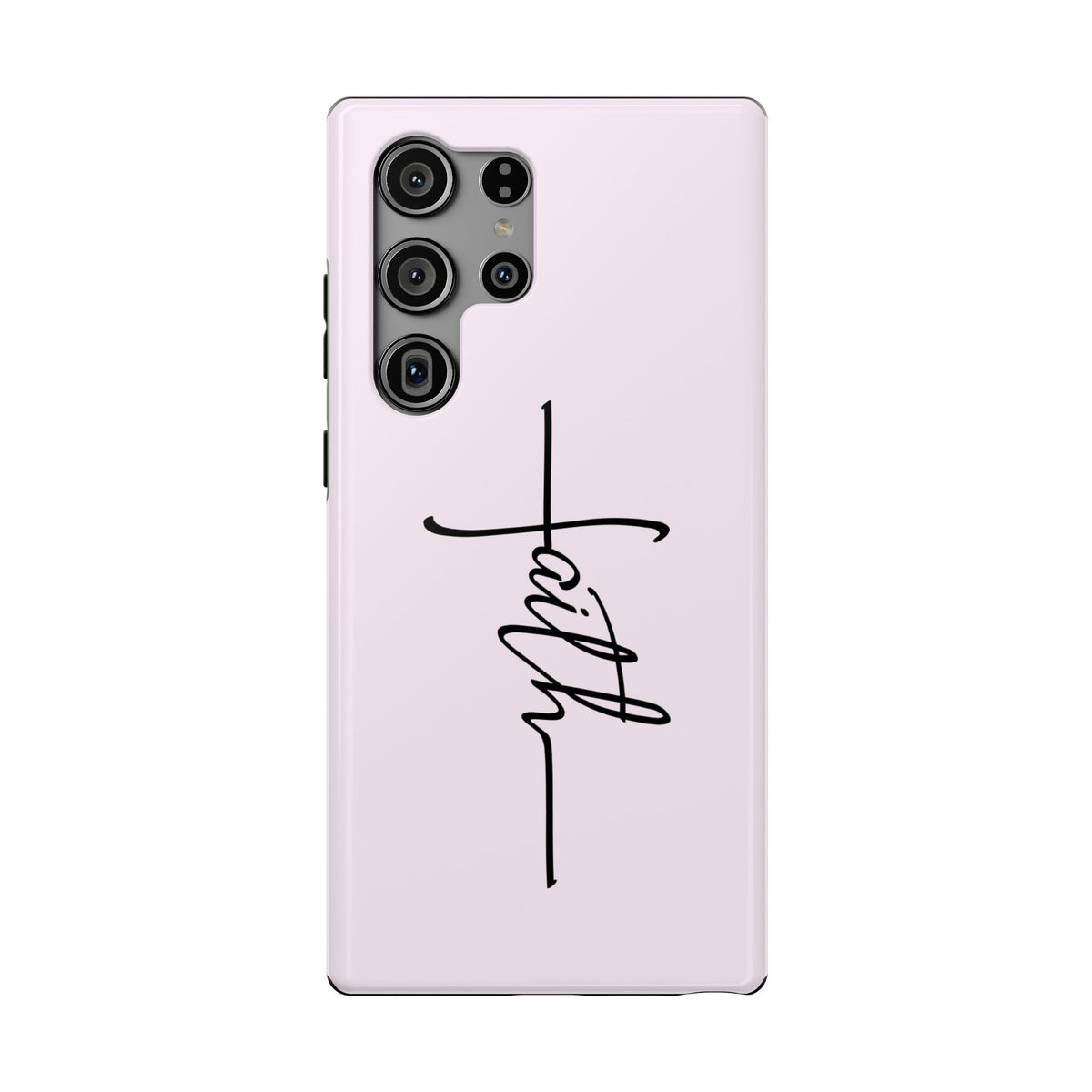 Faith Cross protective phone case for Samsung Galaxy S23 Ultra, glossy finish