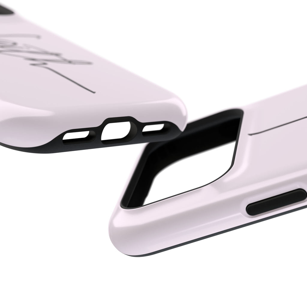 Faith Cross protective phone case, close-up at an angle