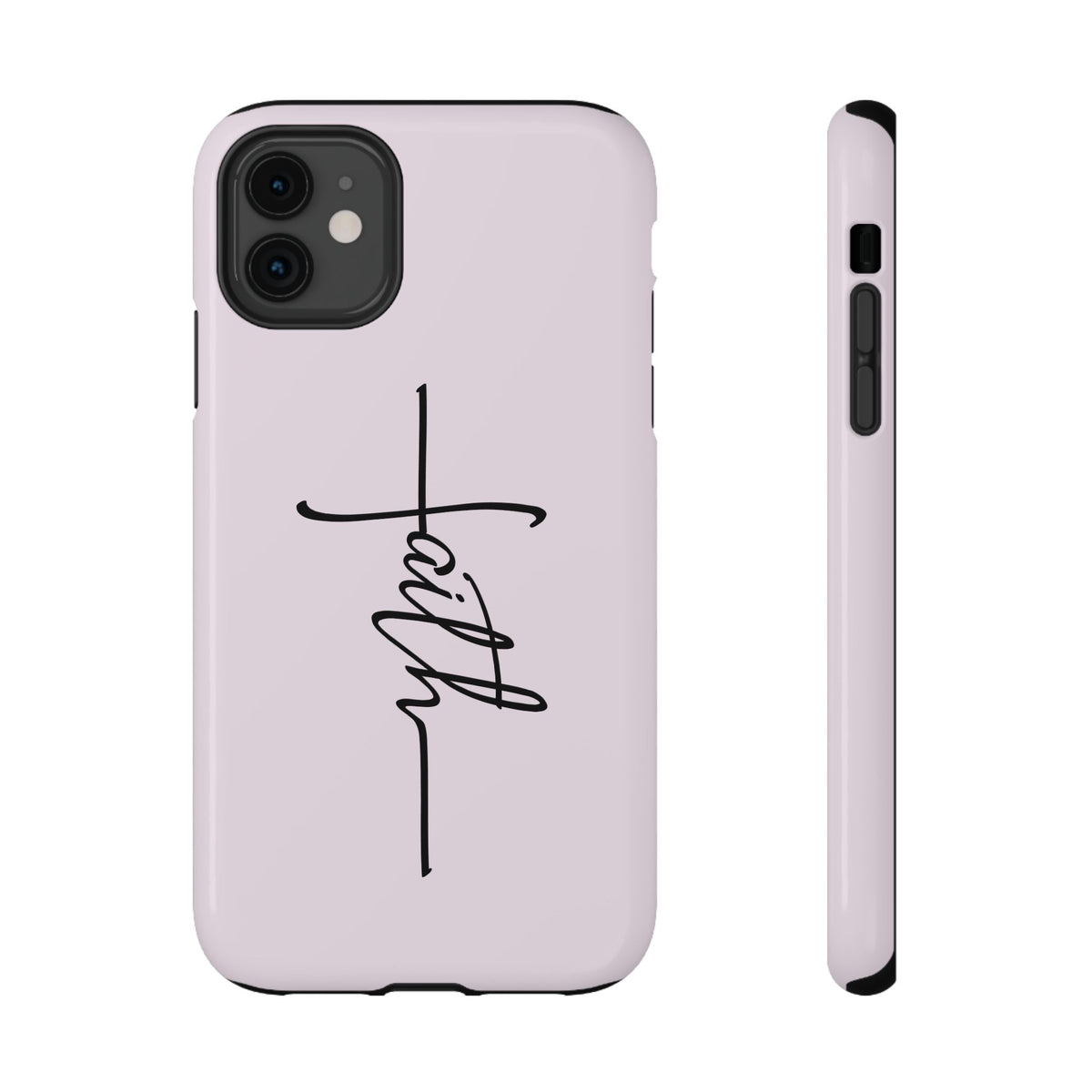 Faith Cross protective phone case for iPhone 11, glossy finish