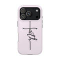 Faith Cross MagSafe case for iPhone 18 Pro, glossy finish
