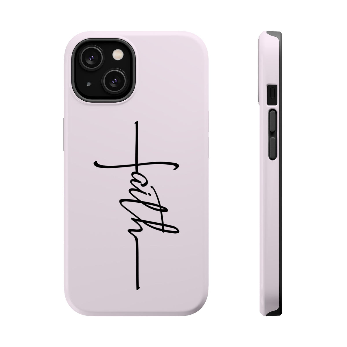 Faith Cross MagSafe case for iPhone 14, glossy finish