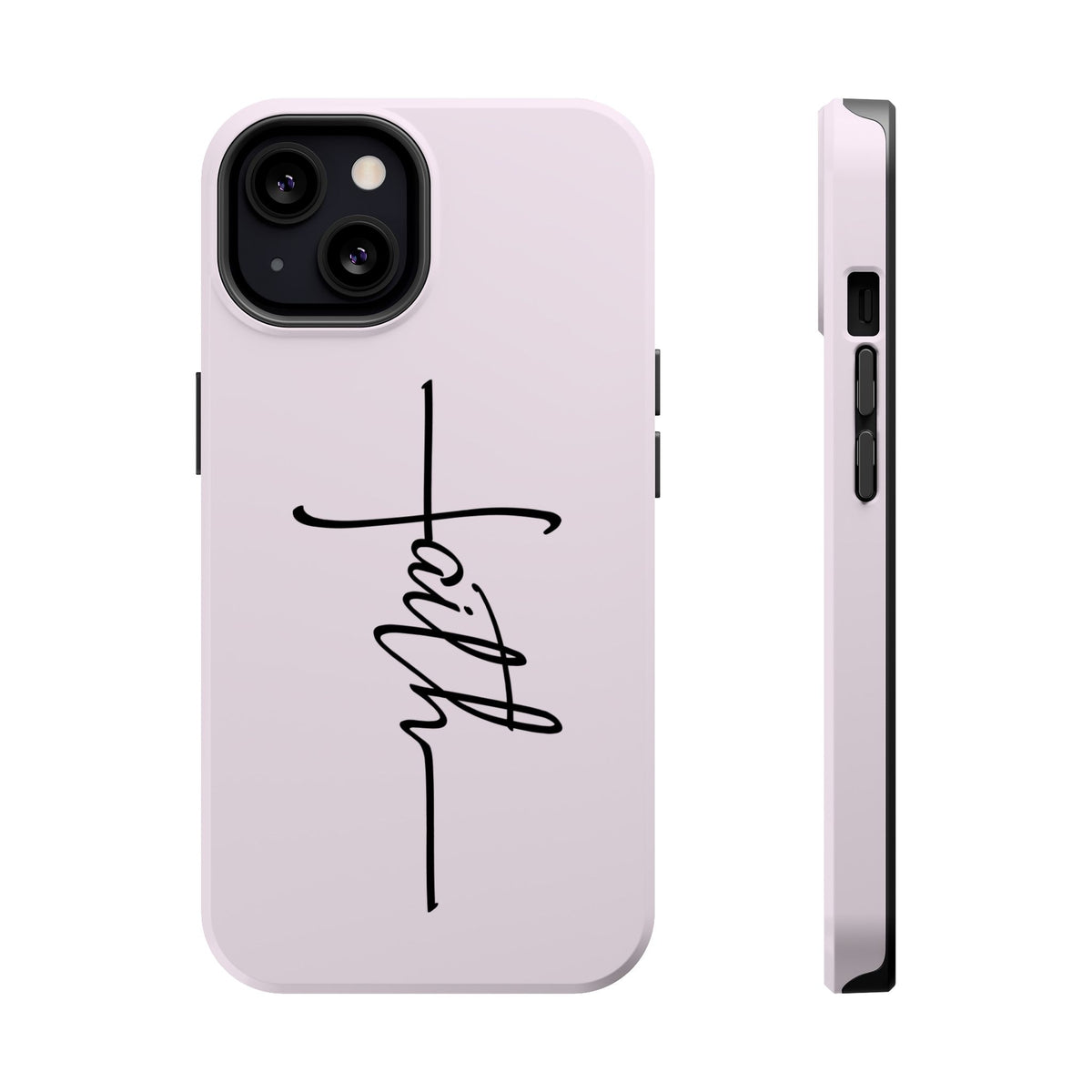 Faith Cross MagSafe case for iPhone 13, glossy finish